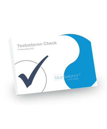 Blue Balance testosterone test |Health test |Sampling kit |Self -test for home |Fast test |Testosterone deficiency |with laboratory analysis
