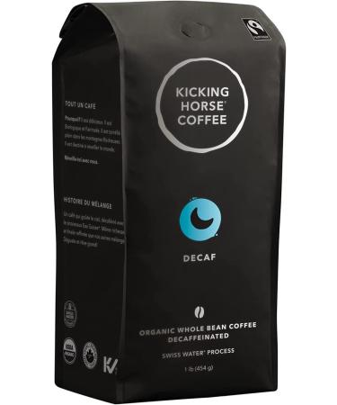 Kicking Horse Coffee Decaf Swiss Water Process Dark Roast Whole Bean 1 lb - Certified Organic Fairtrade & Hola Light Roast Whole Bean 1 lb - Certified Organic Fairtrade Kosher Coffee - Buy Online on GoSupps.com