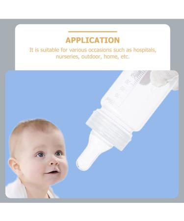 Kisangel 100ml Clear Breastfeeding Bottles 4pcs with Scale Breastmilk Storage & Nursing Bottle for Toddlers - Buy Online on GoSupps.com