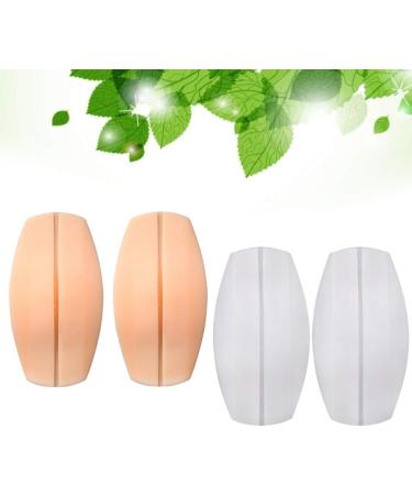 Healifty Silicone Bra Strap Cushion Holders - 2 Pairs, White and Skin Color - Buy Online on GoSupps.com