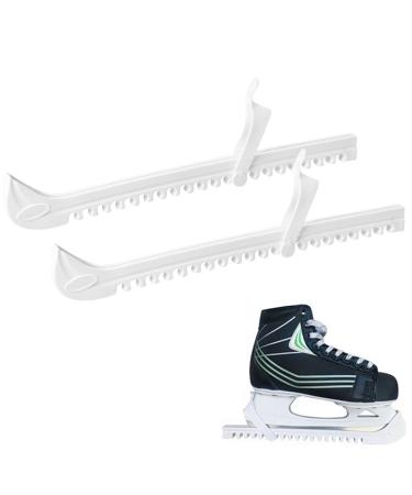 Adjustable ice skating protection white
