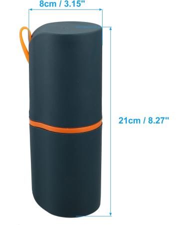 VOCOSTE Dark Blue Toothbrush Case - Traveling Holder | 21x7x8cm - Buy Online on GoSupps.com