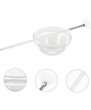 KITANDOVE Professional Beauty Salon Tool Kit - Fan Brush - Makeup Spatula - Scraper Tool - Concealer Applicator - Facemask Mixing Bowl - White Aluminum Cream Suit for Cosmetology Enthusiasts - Buy Online on GoSupps.com