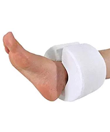 BIHIKI 1 Pair Foot Pillows for Pressure Sores Heel Protection for Soreness and Healing Heel Cushions Heel Protector Pillows One Size (White)