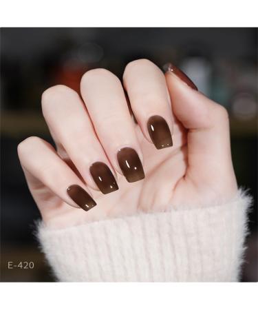 7.3ml UV Soak Off Gel Manicure Tool Varnishes Gel Nail Polish Transparent Jelly Tortoiseshell Glass Semi Permanent - (Color: 4) - Buy Online on GoSupps.com