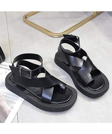 CrEev Women's Summer Sandals - Fashion Platform Shoes Non-Slip Comfort Size 9 & B 7 - Shop Now! - Buy Online on GoSupps.com