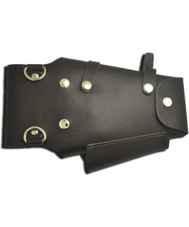 Premium Housoutil Leather Scissor Organizer Kit - 2-Piece Pocket Holder for Hairdressers - Stylish & Functional Hairdressing Bag - Black - Buy Online on GoSupps.com