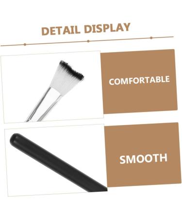 CANIGHT Blush Makeup Brush Nose Contour Brush Black Brush for Nose Makeup Concealer Brush 18.50X1.00X1.00CM Black - Buy Online on GoSupps.com