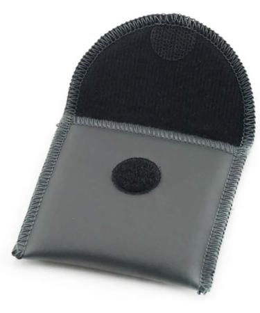 Hearing Aid Carrying Pouch Holder Carrier Storage Bag Black PU Material Protector for Hearing Aids - Buy Online on GoSupps.com