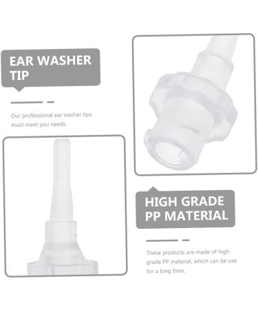 PartyKindom 10pcs Ear Cleaning Disposable Tips Safe Ear Irrigator Nozzle for Adults - Buy Online on GoSupps.com