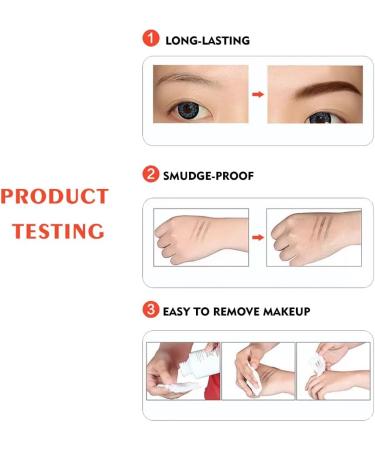  Allayu Waterproof Long-Lasting Multicolor Eyebrow Pencil Makeup Cosmetics Convenient for Professionals and Beginners Black - Buy Online on GoSupps.com