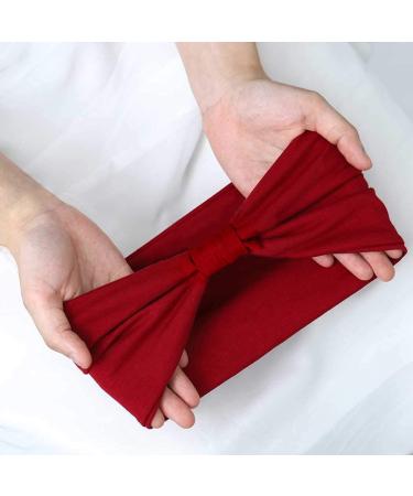 Monochrome Women's Fashion Band - 3PC Boho Criss Cross Elastic Turban Head Wrap for Yoga Running & Sports - Buy Online on GoSupps.com