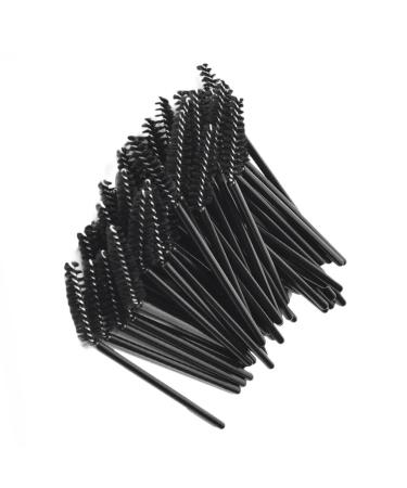 Dajidafu 50 Pieces Eyelash Spooly Brush Single-use Lashes Wand Curlers Plastic Lifting Comb Eyebrow Perming Brushes Supplies Big