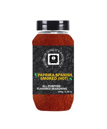 EDZZEL EDZZEL Premium Indian Paprika Spanish Smoked (Hot) 100g Tin (Pack of 3)