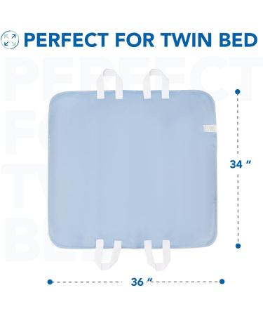 OasisSpace Positioning Bed Pad with Handles - 2 Pack Waterproof Reusable Incontinence Underpad with 4 Straps Washable Underpad on Hospital & Home Care Super Absorbent & Soft Top Layer 34'' x 36'' - Buy Online on GoSupps.com