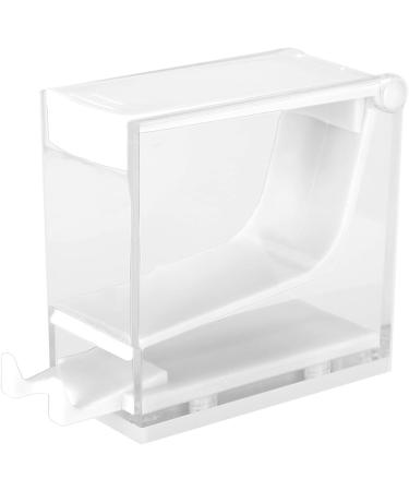 Ververt Touch Dental Cotton Roll Dispenser - White Press Type Holder for Dentists | 10cm Cotton Roll Divider Case - Buy Online on GoSupps.com