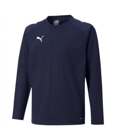 PUMA Unisex Baby Teamliga Training Sw Long Sleeve Shirt 164 Peacoat-puma White
