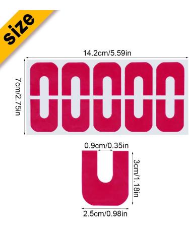 XPEX 60-Piece Nail Polish Template Kit | Reusable Nail Stencil & Skin Barrier | Essential Nail Art Accessories - Buy Online on GoSupps.com