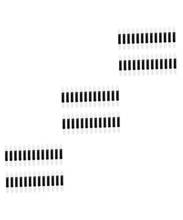NOLITOY 300 pcs Shadow Oval Sponge Makeup Eye Tipped Kit Pointy Brush Applicator