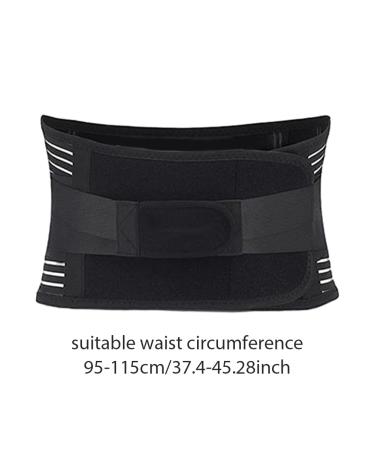 Adjustable Lower Back Support Belt for Scoliosis & Sciatica Pain Relief - Size L | Breathable Lumbar Support Brace with Removable Waist Pad for Men and Women - Buy Online on GoSupps.com