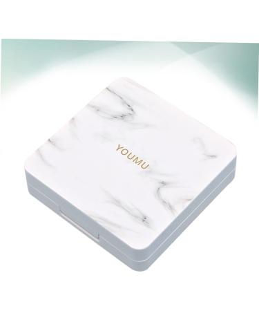 Partykindom Mini Marble Contact Lens Container & Cleaning Case - Stylish & Convenient Care Solutions - Buy Online on GoSupps.com