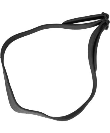 Silicone Neckline Shaving Template and Hair Trimming Guide for DIY Haircutting - Clean Straight Neck Hairline Fade and Taper Guide Versatile and User Friendly Hygienic and Black - Buy Online on GoSupps.com