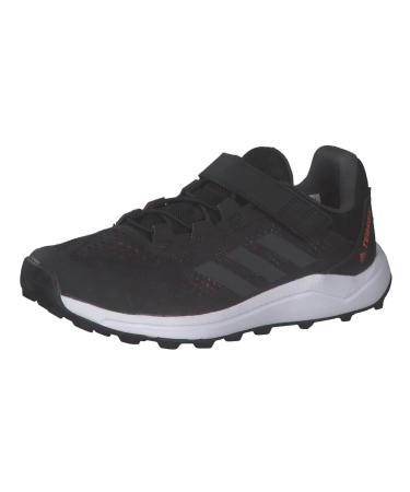 adidas Unisex Kids Terrex Agravic Track and Field Shoe 40 EU Core Black Dgh Solid Grey Solar Red