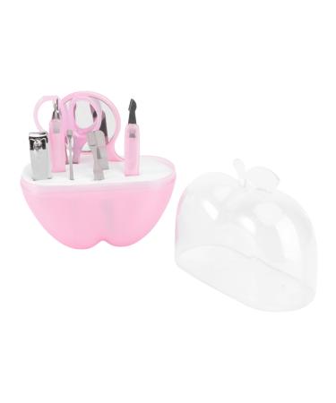 MAGICLULU Nail Clipper Kit Nail Trimmer The Mirror Deer Antler Headband Adult 8 in 1 Nail Trimming Kit Camping Accessory Nail Kit Travel Accessories Manicure Clippers Pink medium Pink