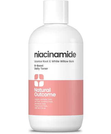 Natural Outcome Niacinamide Toner for Face - Radiance Boosting with Salicylic Acid & Aloe Vera - 8 oz - Buy Online on GoSupps.com