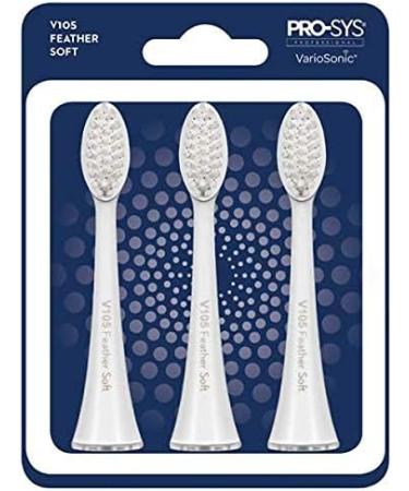 PRO-SYS VarioSonic Sensitive Teeth and Gums Rechargeable Power Electric Toothbrush  5 Replacement Dupont Brush Heads  ADA Accepted Smart Sonic Toothbrush with Timer - Buy Online on GoSupps.com