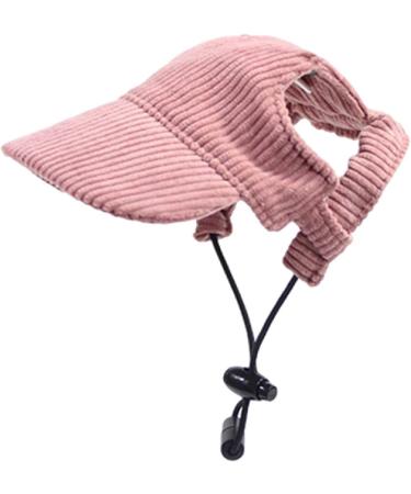 Predolo Pet Sports Hat - Fashionable Pink Dog Sun Hat with Ear Holes Sun Protection Cap for Small Dogs - XL Baseball Cap - Buy Online on GoSupps.com