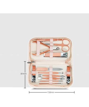 ZSLBMD Nail Clipper Set 12-Piece Beauty Set Nail Clipper Manicure Complete Kit Home Nail Clippers Light Grey D - Buy Online on GoSupps.com