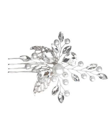 MAGICLULU 1 PC Alloy Hair Comb Creative Hair Prop Elegant Headdress Charming Bridal Headdress Hair Comb for Women Handmade Headdress Unique Head-wear Exquisite Comb Sweet Hair Supply