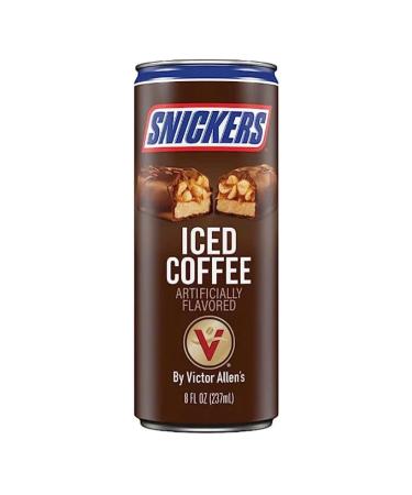 SUPPLIIONLINE Snickers Iced Coffee Indulge In Flavourful Bliss Savor The Irresistible Fusion Rich Coffee Essence And Snicker Delight Volume 237 ml