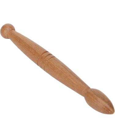 Ergonomic Wooden Foot & Hand Massage Stick - Portable 2-End Manual Massage Tool for Home Travel & Office - Buy Online on GoSupps.com