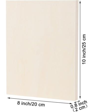ADXCO 8 Pack 8 x 10 inch Wood Panels - Unfinished Wooden Canvas Boards for Painting Arts - Ideal for Oils and Acrylics - Buy Online on GoSupps.com