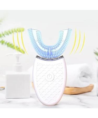ZHENGE U-Shaped Ultrasonic Electric Toothbrush - 360 Mouth Cleaning LED Light IPX7 Waterproof 3 Cleaning Modes & Whitening - Buy Online on GoSupps.com