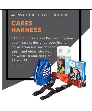 Cares Fly Safe Airplane Seat Belt for Children - Travel Safe & Secure | International Shipping Available - Buy Online on GoSupps.com