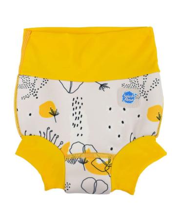 Splash About Baby & Toddler Happy Nappy Reusable Swim Nappy Flower Meadow 3-6 Months