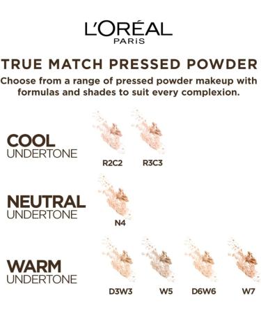 L'Or al Paris Powder Foundation Super-Blendable With Hyaluronic Acid Light Texture for a Flawless Finish True Match Perfecting Powder C2 (Pack of 2) 2C - Rose Vanilla 9 g (Pack of 2) - Buy Online on GoSupps.com