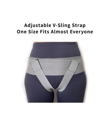 V-Shaped Pelvic Support Belt for Postpartum Care | Abdominal Belt for Bladder & Uterine Prolapse | Grey - Buy Online on GoSupps.com