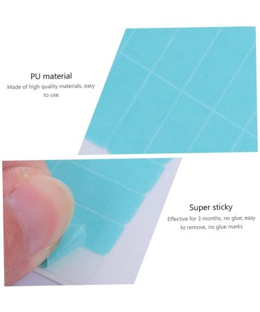 DOITOOL 6 Double Sided Adhesive Hair Extension Small Mirrors for Crafts Lace Headbands Fake Hair Edges Double Sided Tape Wig Adhesive Hair Extension Tape Film Replace Pu - Buy Online on GoSupps.com