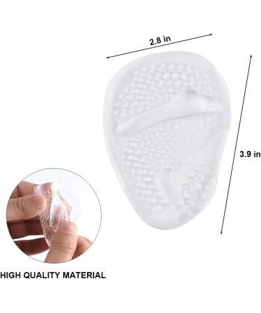 2 Pairs Metatarsal Pads for High Heels | Forefoot Cushions for All-Day Pain Relief - Transparent - Buy Online on GoSupps.com