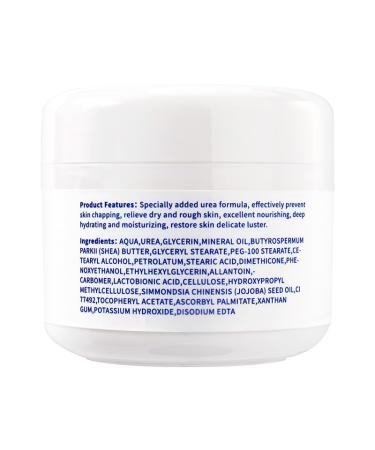 bobojuju 40% Urea Cream Moisturizing Hydrating Skincare Cream with Vitamin E Body Lotion (1) - Buy Online on GoSupps.com