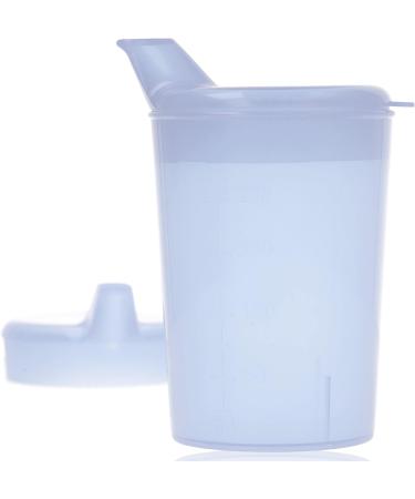 Horn Medical 3 Series Pack 250ml Adult Beak Cup - Drinking Aid with Dual Lids (Large & Small) - Selectable Color (Transparent) | International Shipping Available - Buy Online on GoSupps.com