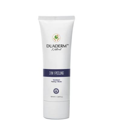 DUADERM Natural 3in1 Peeling Cleanser + Scrub + Mask for Oily & Combination Skin 3.4 fl oz (100 mL)
