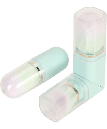 Double Head Retractable Brush Portable Makeup Brushes Set with 360 Degree Rotating Handle for Blush Powder Foundation and Travel - Buy Online on GoSupps.com