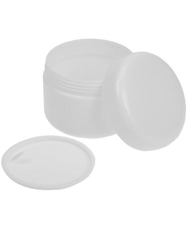50ml White Kosmetex Cosmetic Jars - Pack of 30 Empty Plastic Cream Jars with Covers for Skincare & Beauty - Buy Online on GoSupps.com
