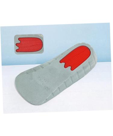 GLEAVI Height Increase Shoe Inserts - 3 Pairs Invisible Heel Lift Insoles for Elevation Non-Slip Half Pad Grey - Comfort & Style for All Footwear - Buy Online on GoSupps.com