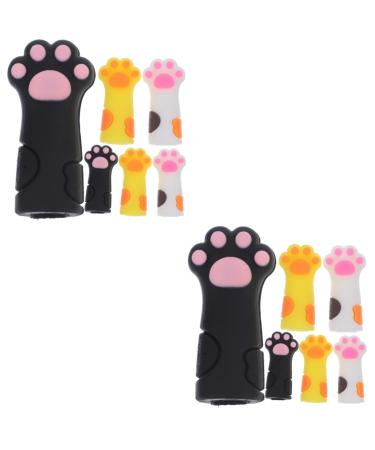 FOMIYES 2 Sets Cuticle Remover Manicure Set Nail Trimmer Thick Nails Nail Clippers For Cuticle Scissors Cap Protective Case 6 Pieces*2